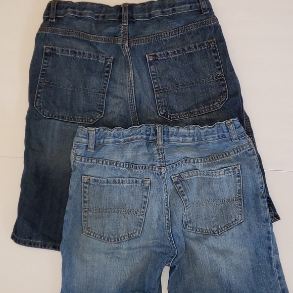 Children's Place Blue Jean Shorts Boys 10 EUC - Picture 3 of 3